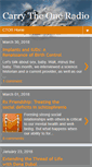 Mobile Screenshot of carrytheoneradio.com